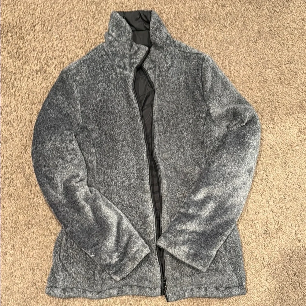 Free Country Black Puffer Jacket with High Collar